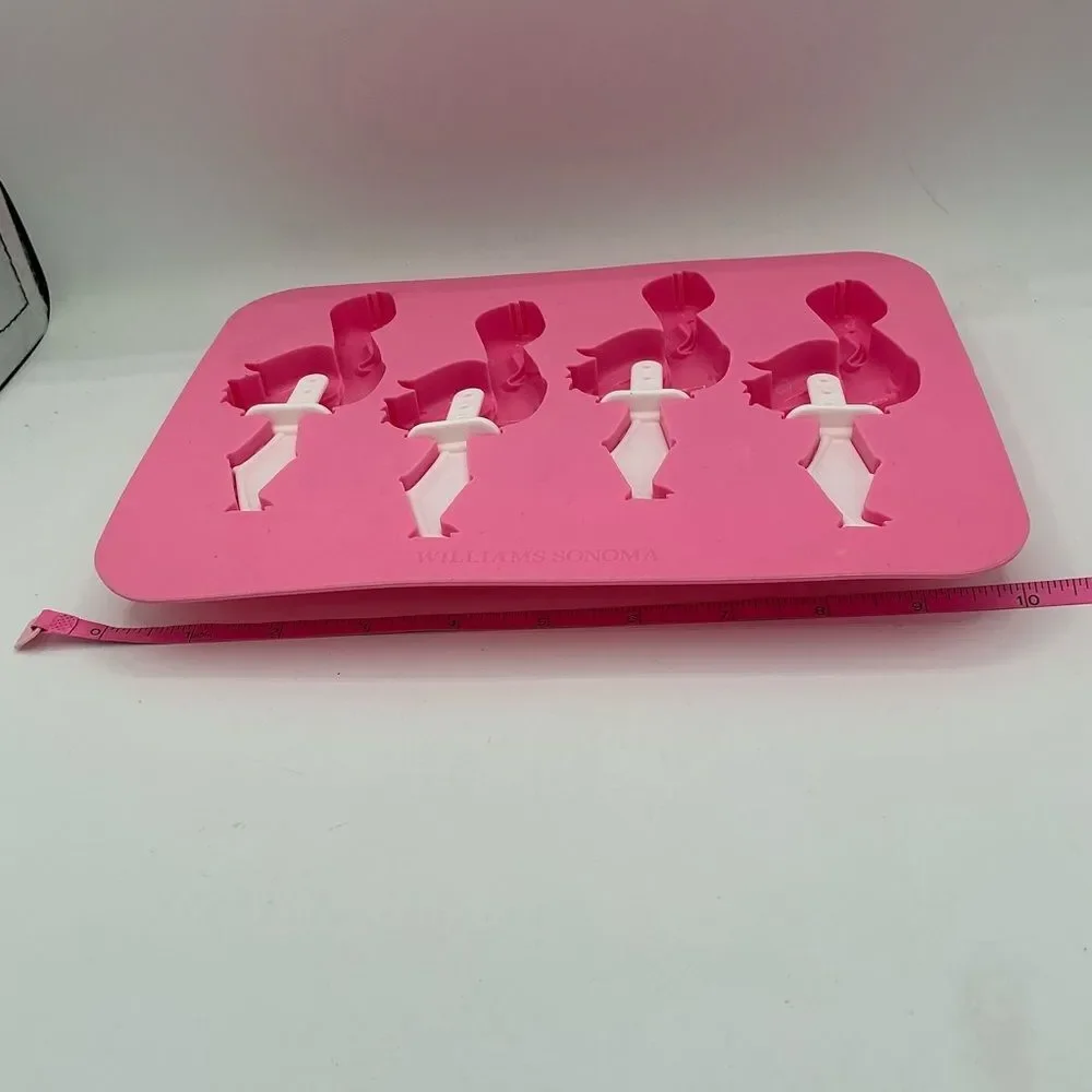 Williams Sonoma Pink Flamingo Ice Pop Mold